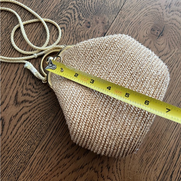 LA REGALE LTD Vintage Straw Framed Gold Clasp Bag - Picture 13 of 16